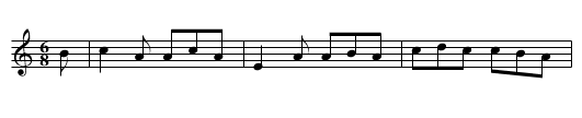 Gabio. WCa.52, The - staff notation