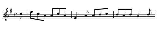 Gaby O - staff notation