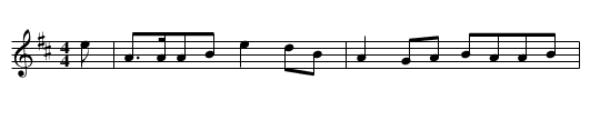 Gaelic Air [3] - staff notation