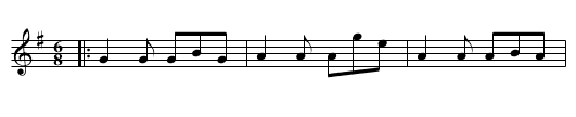 Gaelic Air - staff notation