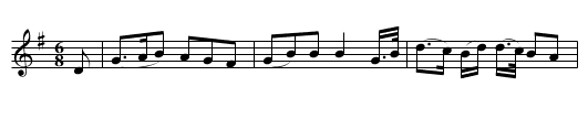 Gaffer Gray - staff notation