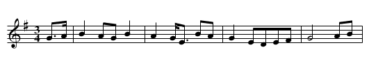 Gage Fane - staff notation
