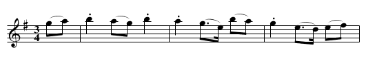 Gage Fane - staff notation