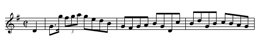 Gahan's - staff notation