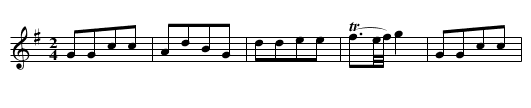 Gaiety Hornpipe [1], The - staff notation