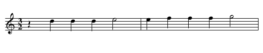 Gaillarde - Mille ducas - staff notation