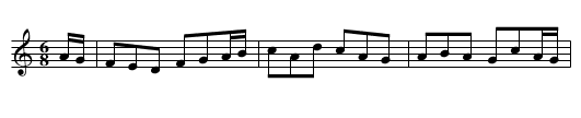 Gallagher's Frolic [2] - staff notation