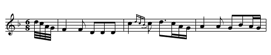 Gallagher's Frolic - staff notation