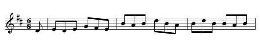 Gallagher's Frolics - staff notation