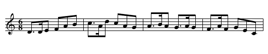 Gallaher's Lament - staff notation