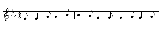 Gallant poacher - Parsons - staff notation