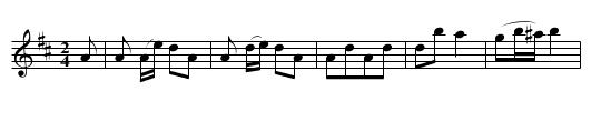 Gallop in Gustavus. Dal.040 - staff notation
