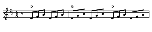 Galloping Horses - staff notation