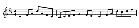 Galloway hornpipe (Galway hornpipe) - staff notation