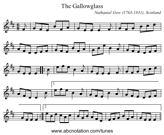 Gallowglass, The - staff notation
