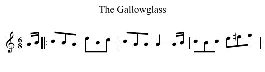Gallowglass, The  - staff notation