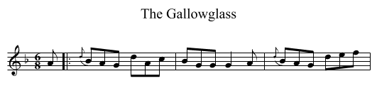 Gallowglass, The - staff notation