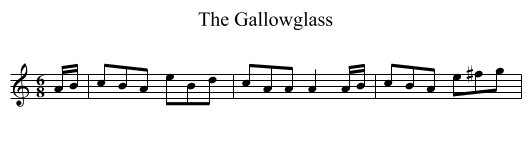 Gallowglass, The - staff notation
