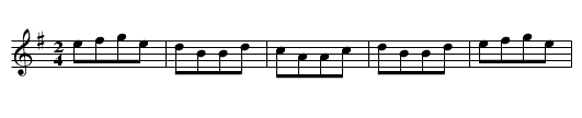 Gallway Girls - staff notation