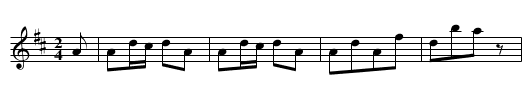 GALOP DE GUSTAVUS - staff notation