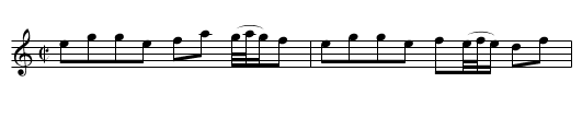 Galop de la Jonquière - staff notation