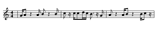 GALOP NANTAIS - staff notation