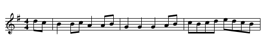 Galopede - staff notation