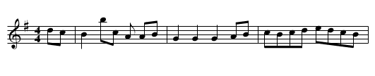 Galopede - staff notation