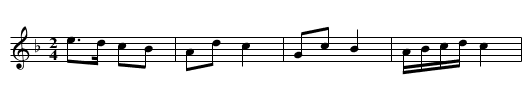 Galopp - staff notation