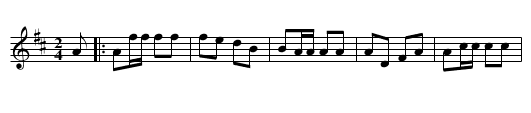 Galoppan - staff notation