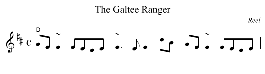 Galtee Ranger, The - staff notation