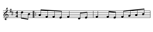 Galtee Rangers - staff notation