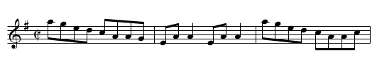 Galtee Reel, The - staff notation