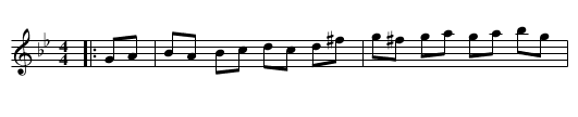 Galway Bay - staff notation
