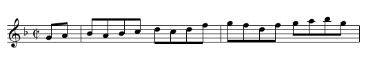 Galway Bay - staff notation