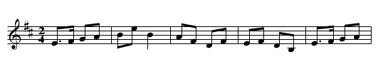 Galway Belle, The - staff notation