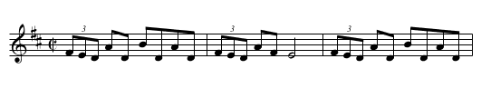 Galway Reel (4) - staff notation