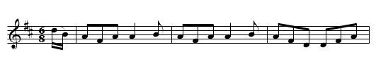 Galway Tom (1st Setting) (jig) 0744 - staff notation