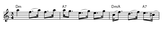 Gammel polsdans - staff notation