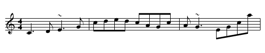 Gan Ainm (from S&iacute;ona) - staff notation