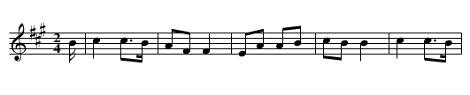 Gan Ainm - staff notation