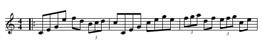 Gan Ainm - staff notation