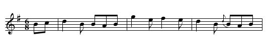 Gan Ainm - staff notation