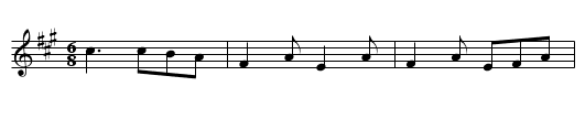 Gan Ainm - staff notation