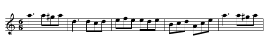 Gan Ainm - staff notation