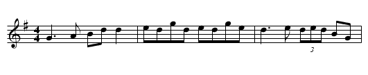 Gan Ainm - staff notation