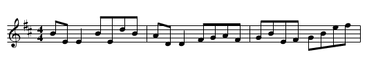 Gan Ainm - staff notation