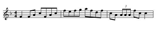 Gan Ainm - staff notation