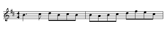Gan Ainm - staff notation