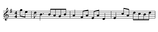 Gan Ainm - staff notation
